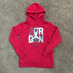 Jordan Kids Red Hoodie